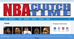 Desktop Screenshot of nbaclutchtime.com